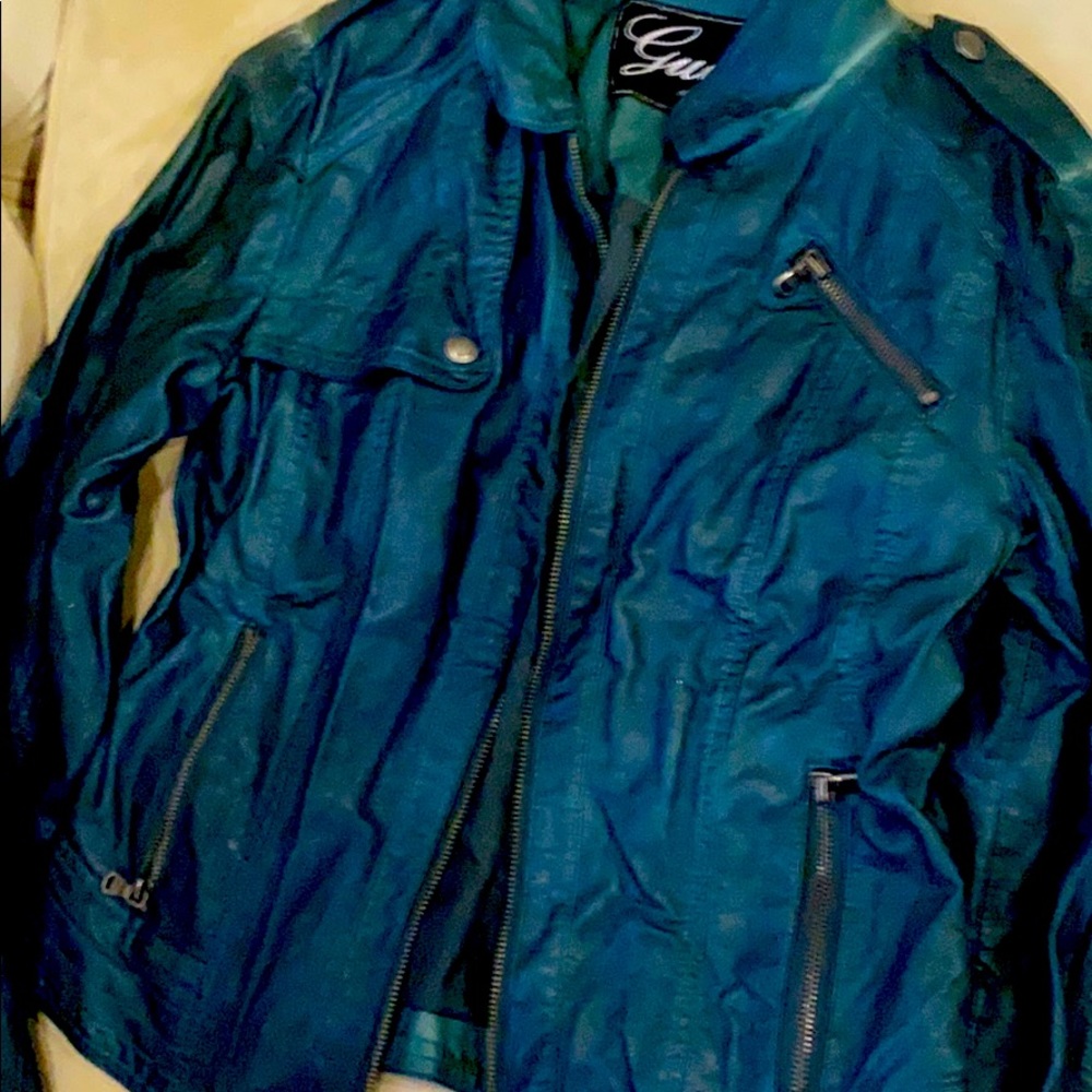 Faux leather jacket